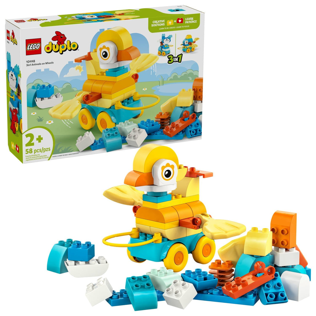 10448 3in1 Animals on Wheels product image 2, provided for visual reference and product detail review