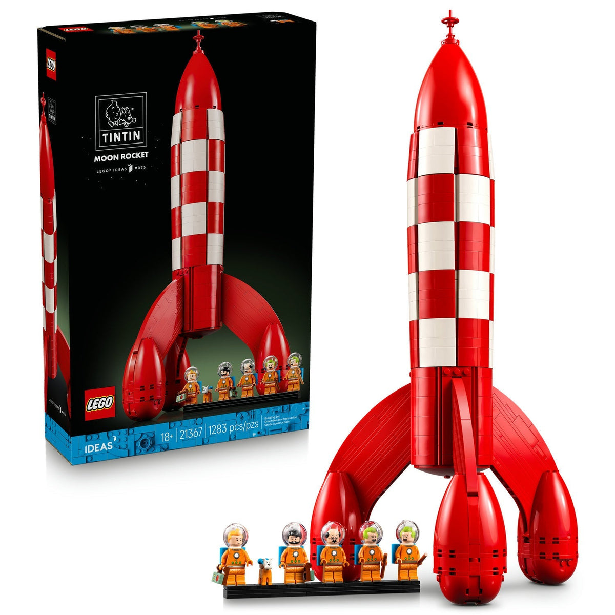 21367 Tintin Moon Rocket product image 2, provided for visual reference and product detail review