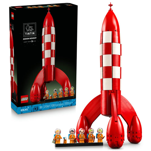21367 Tintin Moon Rocket product image 2, provided for visual reference and product detail review