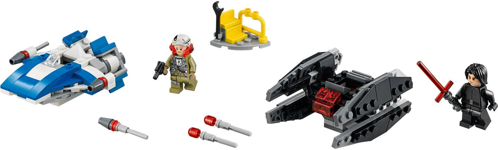 75196 A-wing vs TIE Silencer Microfighters product image 3, provided for visual reference and product detail review