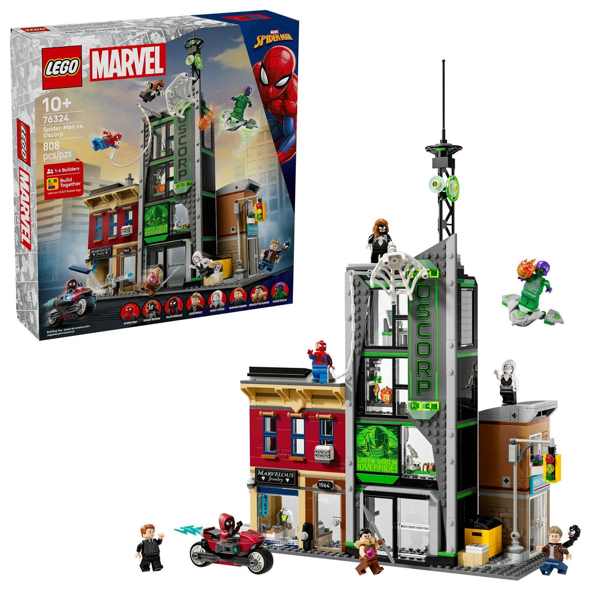 76324 Spider-Man vs. Oscorp* product image 2, provided for visual reference and product detail review