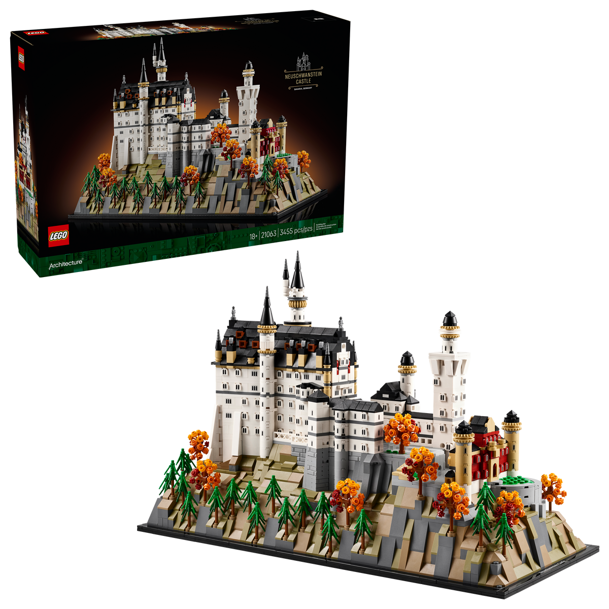 21063 Neuschwanstein Castle product image 2, provided for visual reference and product detail review