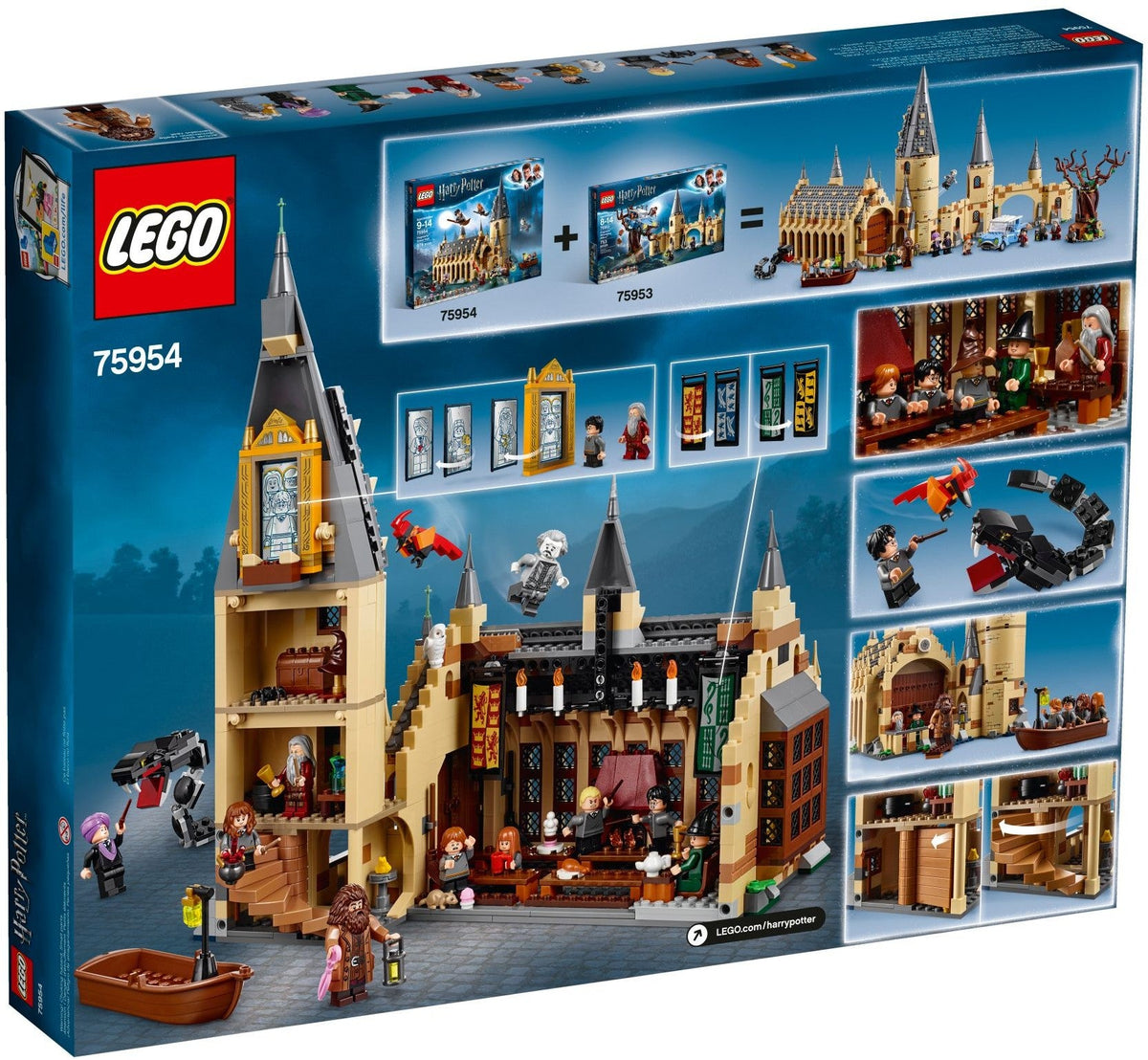 75954 Hogwarts Great Hall product image 2, provided for visual reference and product detail review