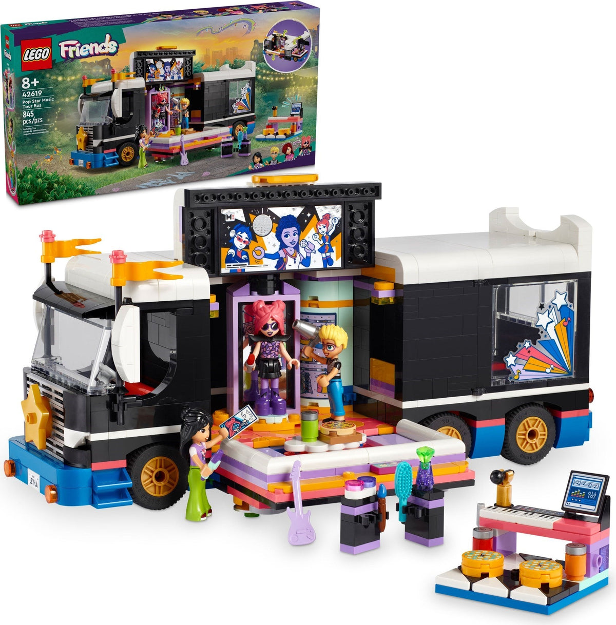 42619 Pop Star Music Tour Bus (C) product image 1, provided for visual reference and product detail review