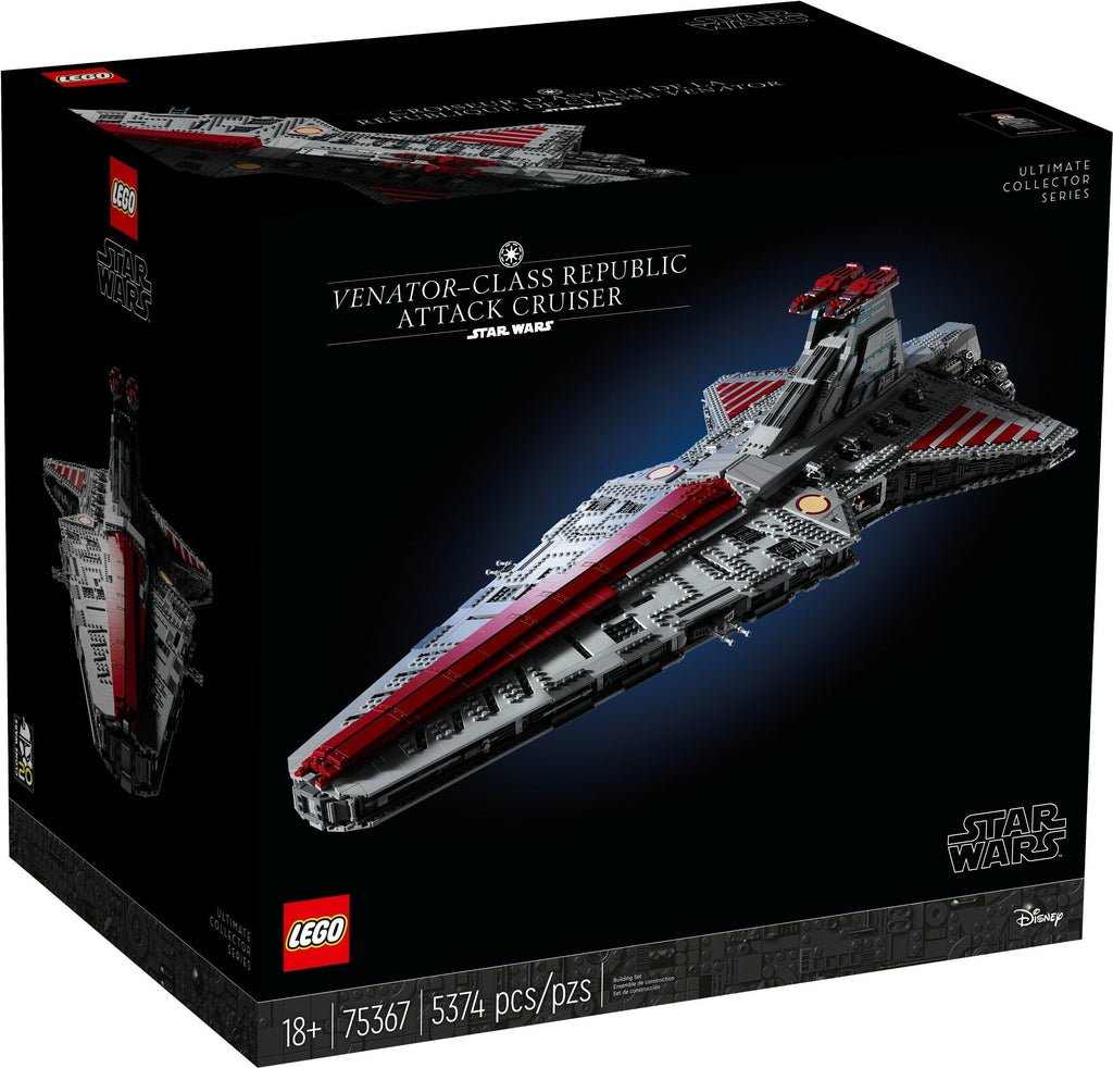 75367 Venator-Class Republic Attack Cruiser product image 1, provided for visual reference and product detail review