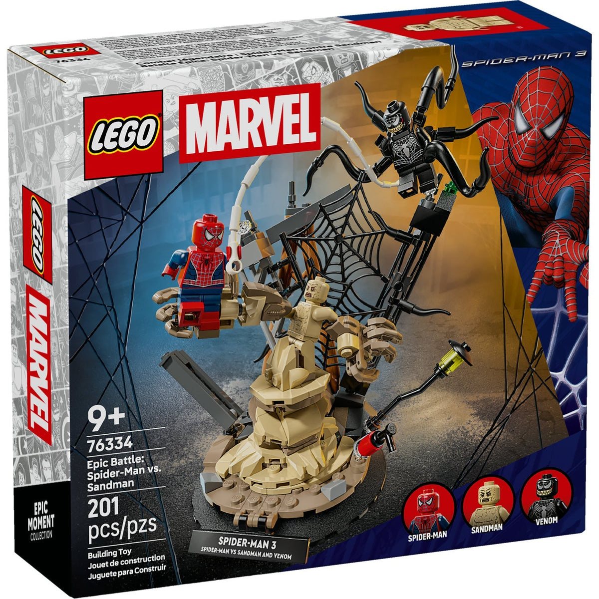 76334 Epic Battle: Spider-Man vs. Sandman product image 1, provided for visual reference and product detail review