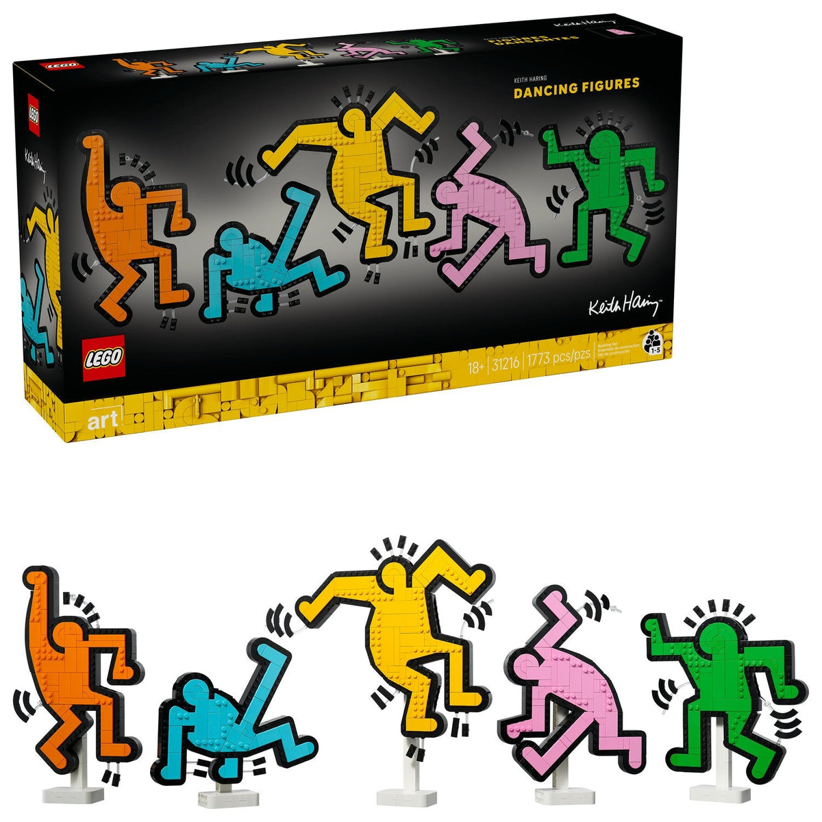 31216 Keith Haring – Dancing Figures product image 2, provided for visual reference and product detail review
