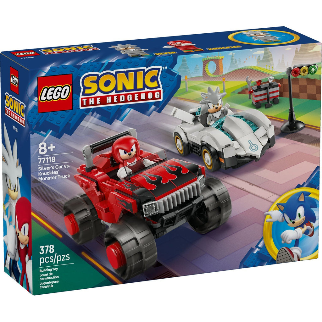 77118 Silver's Car vs. Knuckles' Monster Truck product image 1, provided for visual reference and product detail review