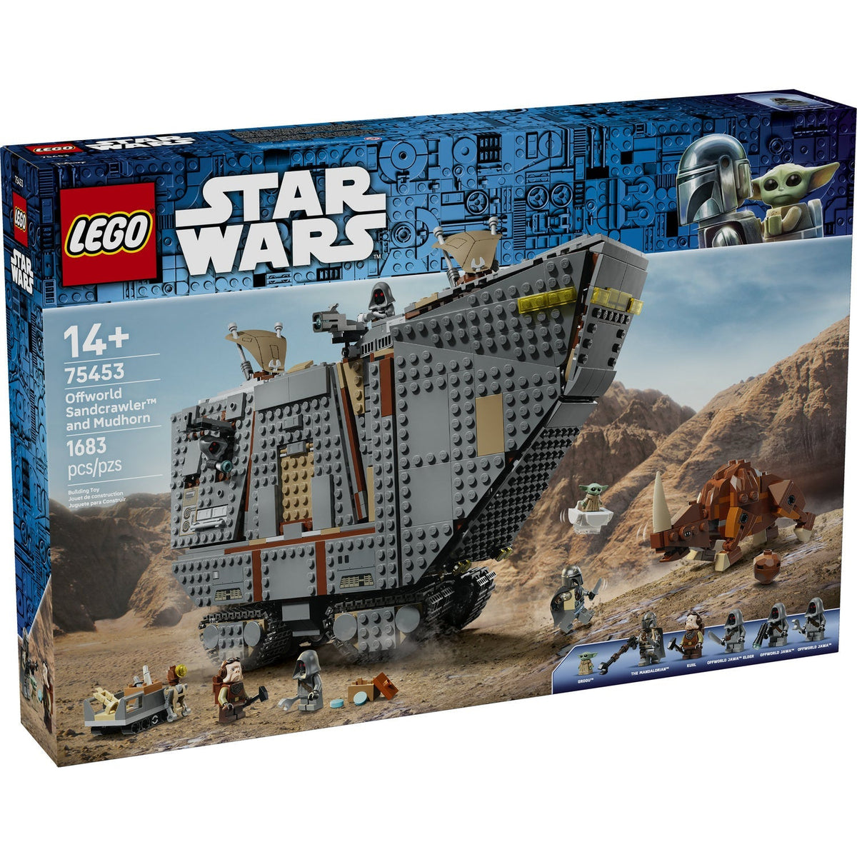 75453 Offworld Sandcrawler and Mudhorn product image 1, provided for visual reference and product detail review