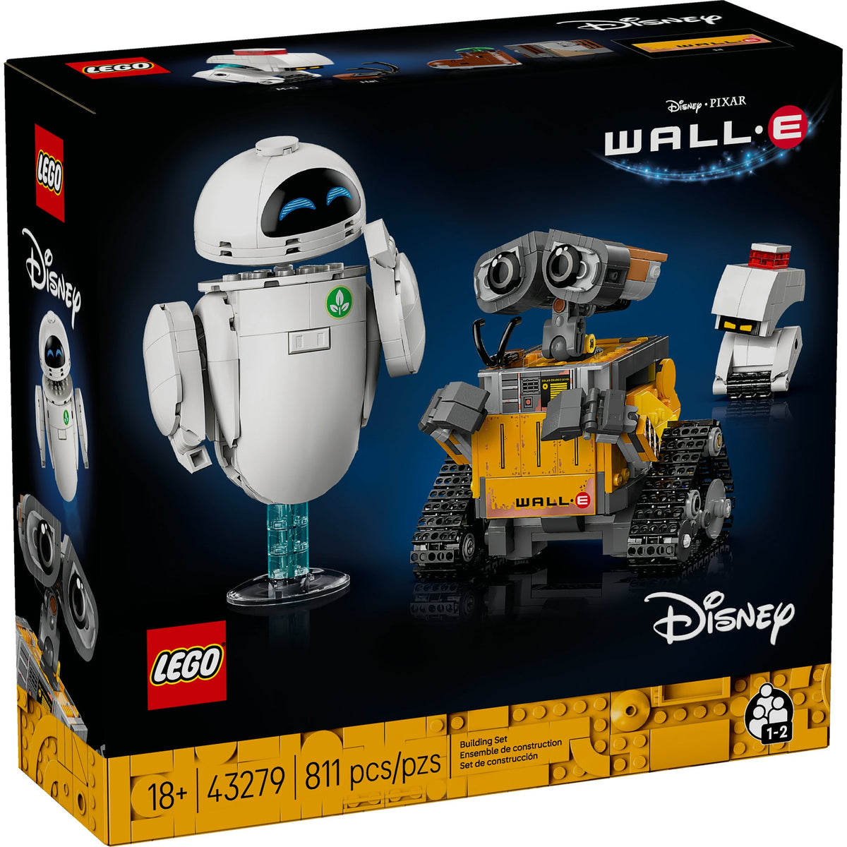 43279 WALL-E and EVE product image 1, provided for visual reference and product detail review