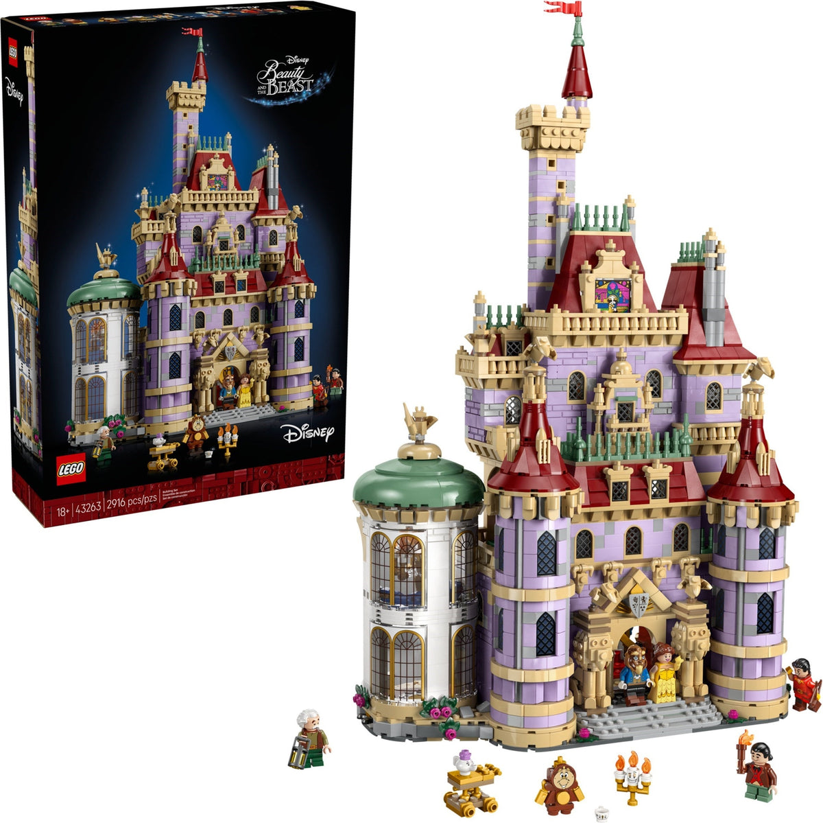43263 Beauty and the Beast Castle product image 1, provided for visual reference and product detail review