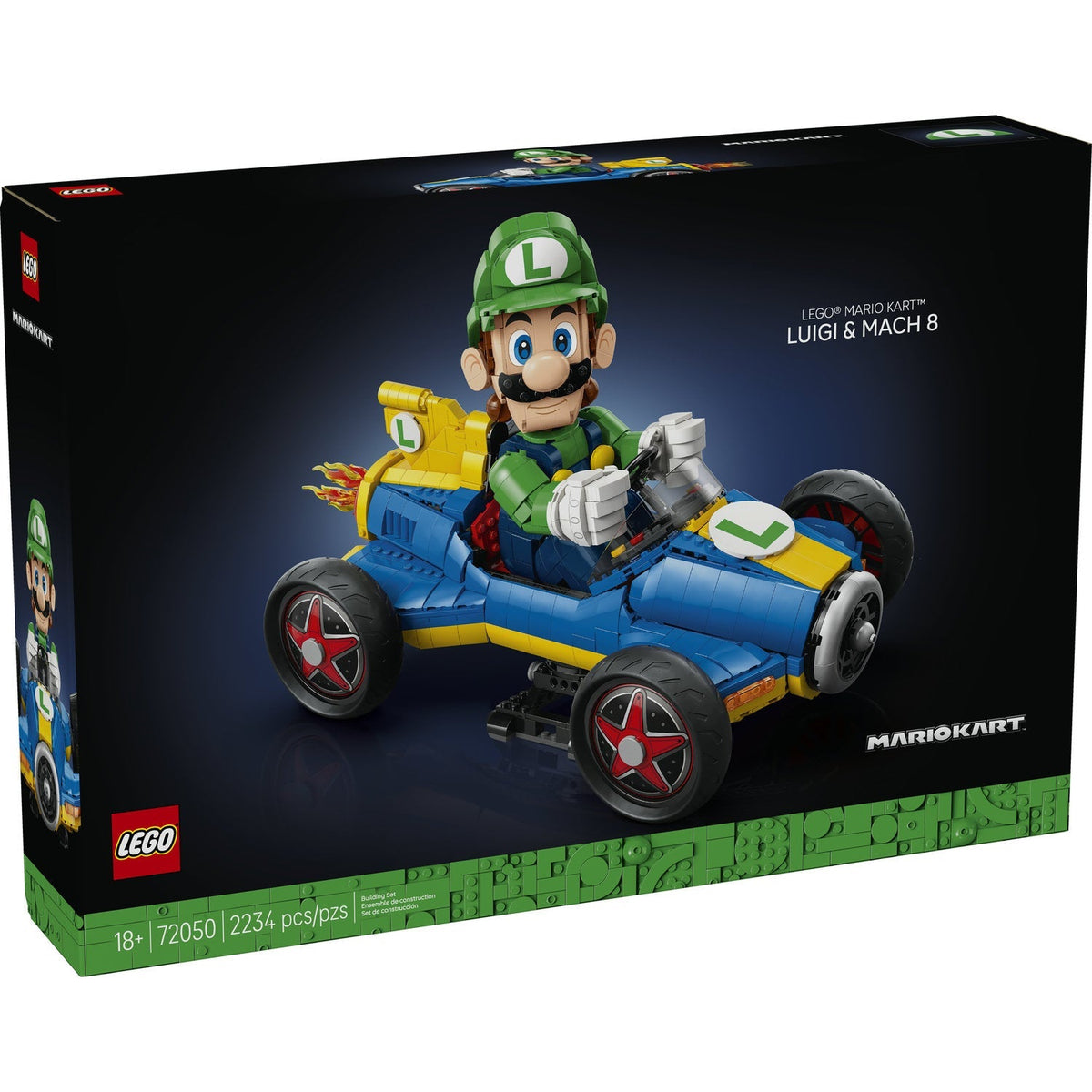 72050 Mario Kart - Luigi & Mach 8 product image 1, provided for visual reference and product detail review