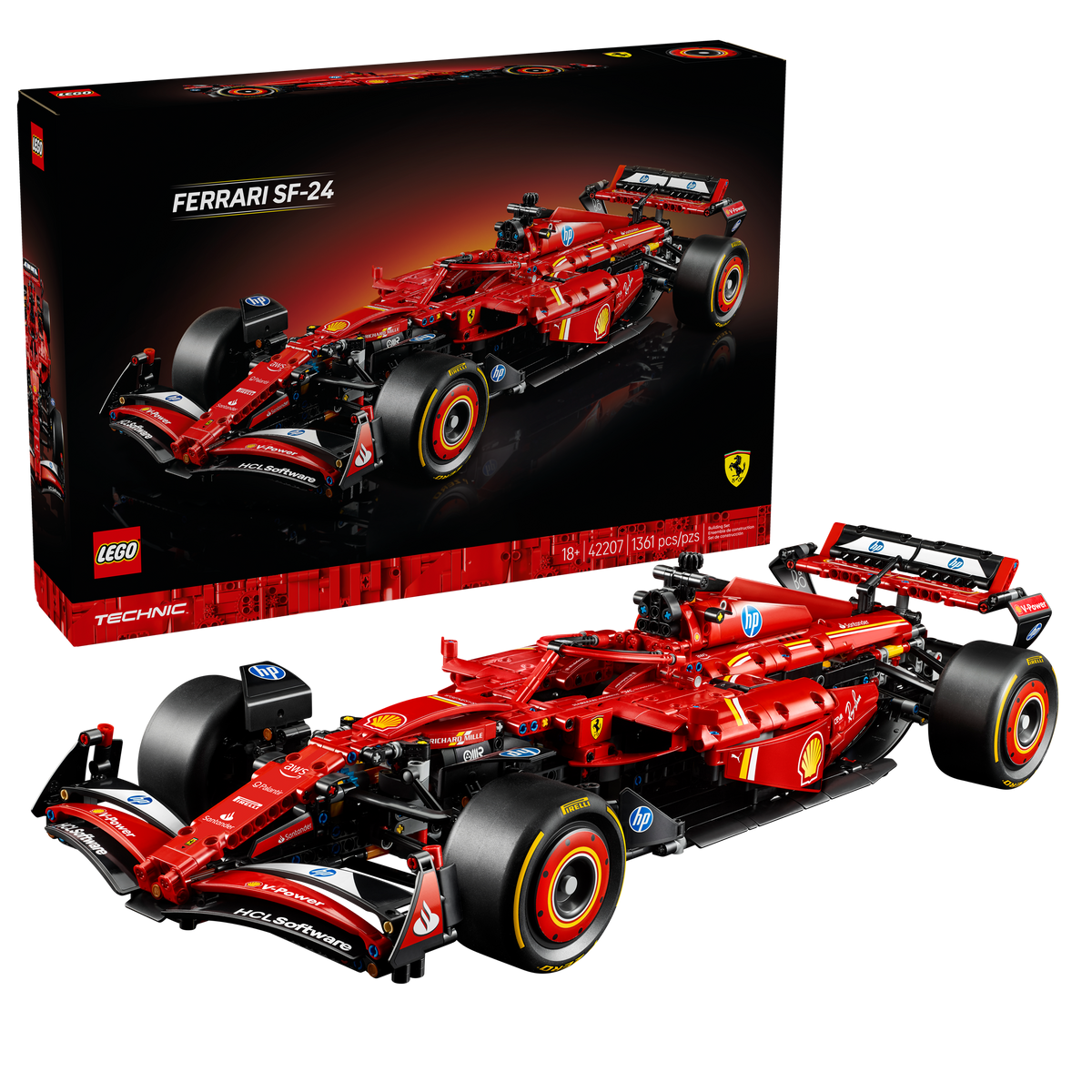 42207 Ferrari SF-24 F1 Car product image 3, provided for visual reference and product detail review