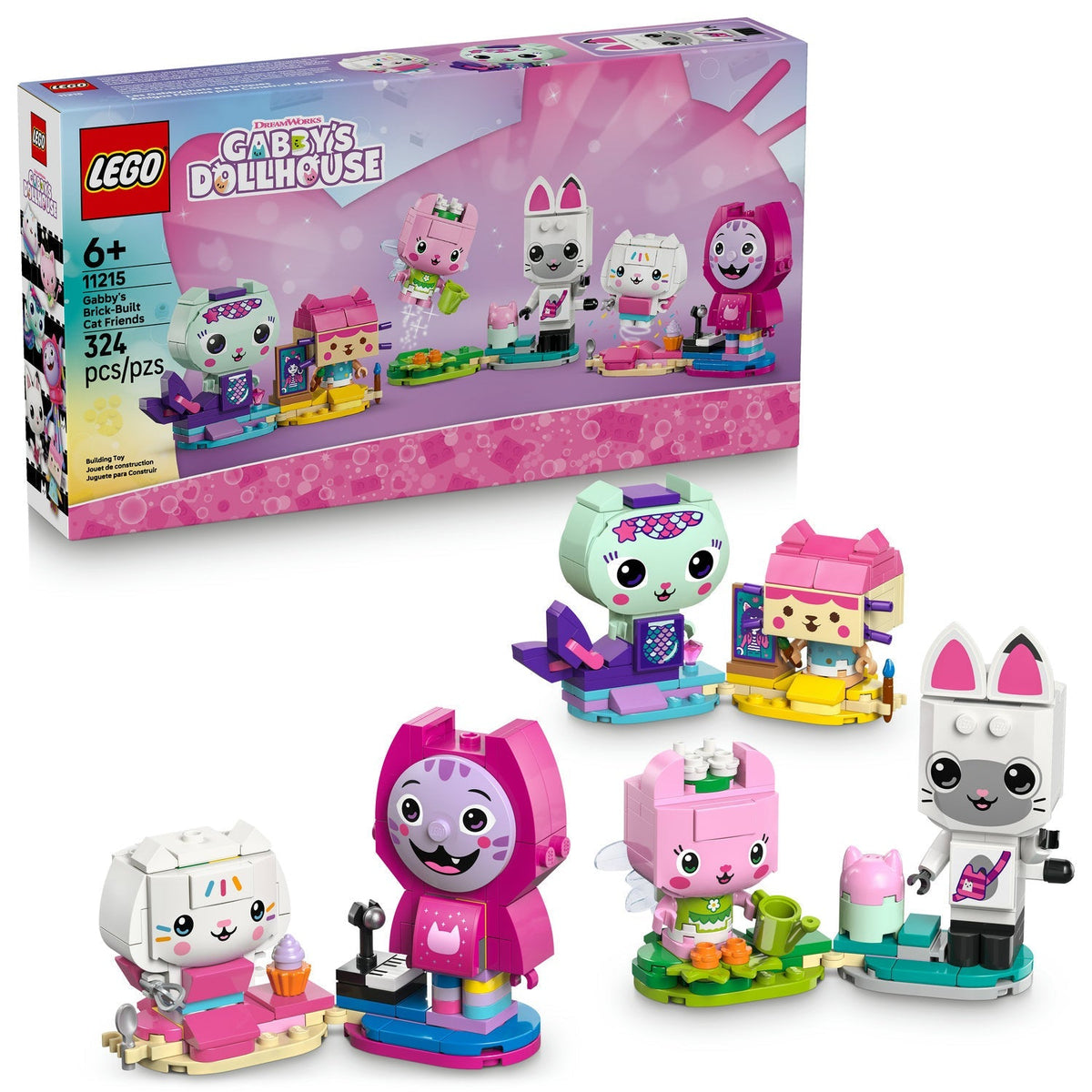 11215 Gabby's Brick-Built Cat Friends product image 2, provided for visual reference and product detail review