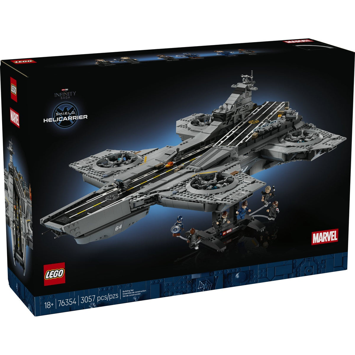 76354 S.H.I.E.L.D. Helicarrier product image 1, provided for visual reference and product detail review
