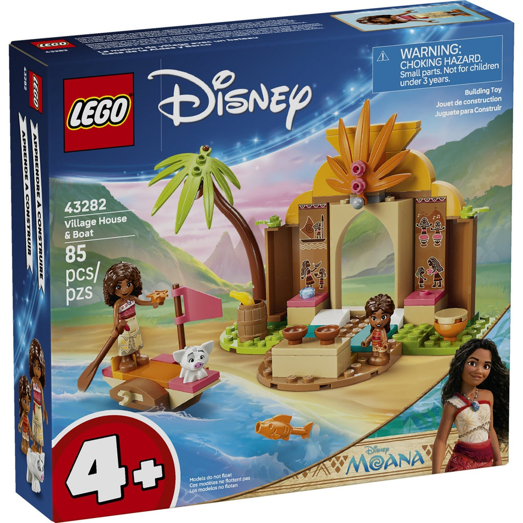 43282 Village House & Boat product image 1, provided for visual reference and product detail review