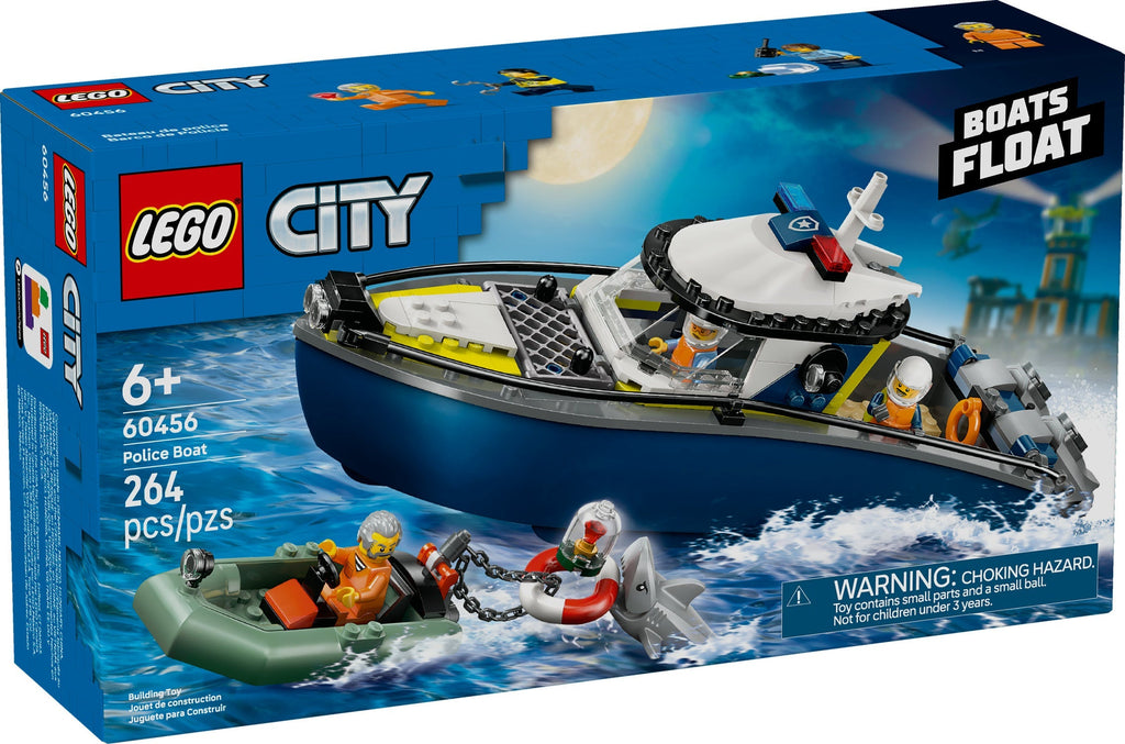 60456 Police Boat Chase product image 1, provided for visual reference and product detail review