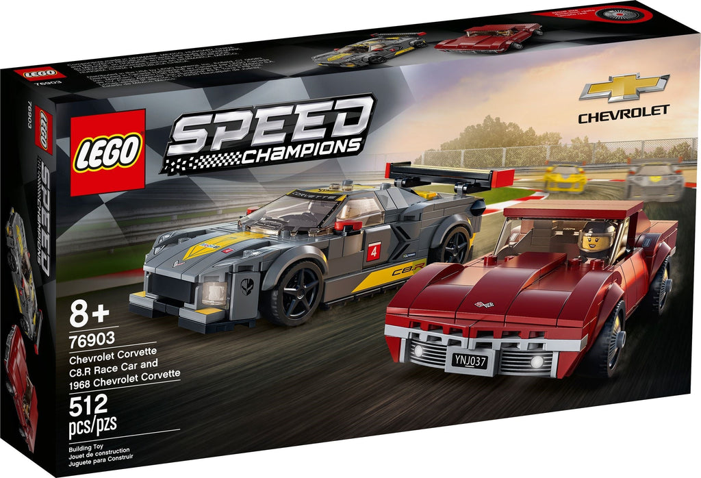 76903 Chevrolet Corvette C8.R Race Car and 1968 Chevrolet Corvette product image 1, provided for visual reference and