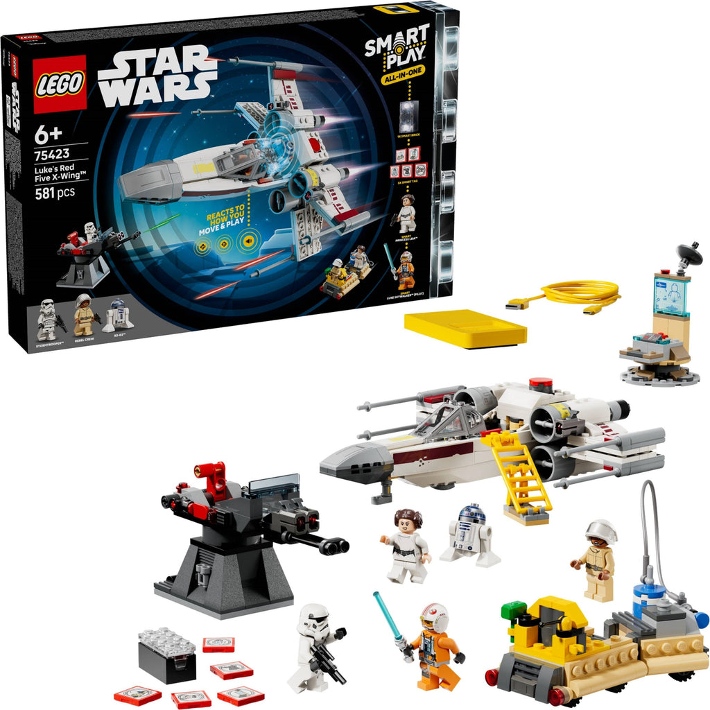 75423 Luke's Red Five X-wing product image 1, provided for visual reference and product detail review
