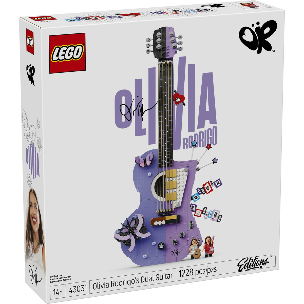 43031 Olivia Rodrigo's Dual Guitar product image 2, provided for visual reference and product detail review