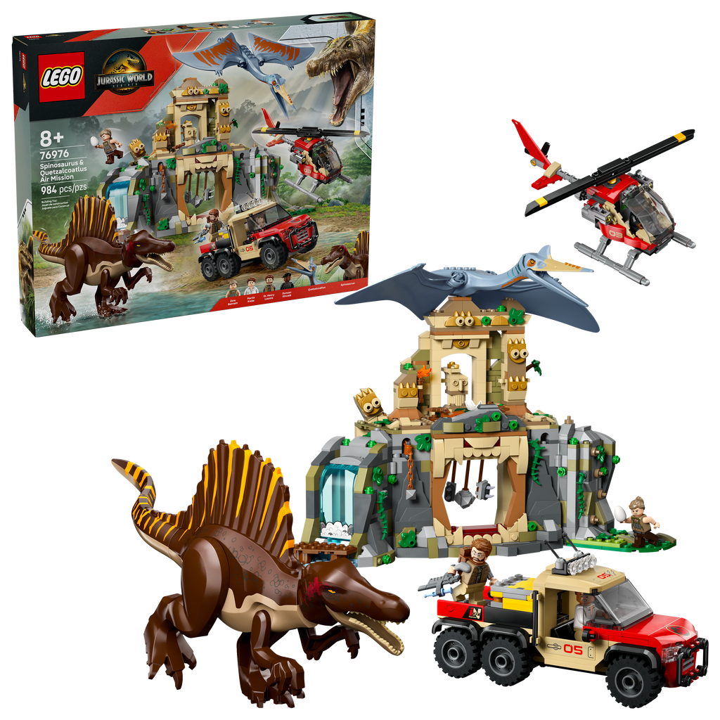 76976 Spinosaurus & Quetzalcoatlus Air Mission product image 2, provided for visual reference and product detail review