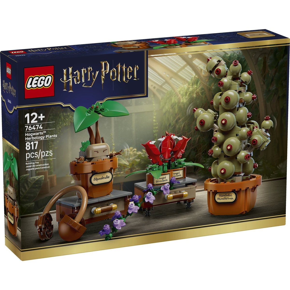 76474 Hogwarts Herbology Plants product image 1, provided for visual reference and product detail review