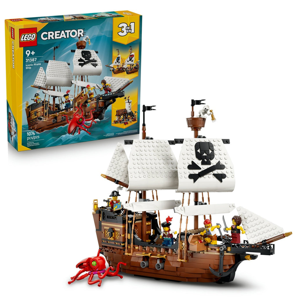 31387 Iconic Pirate Ship product image 2, provided for visual reference and product detail review