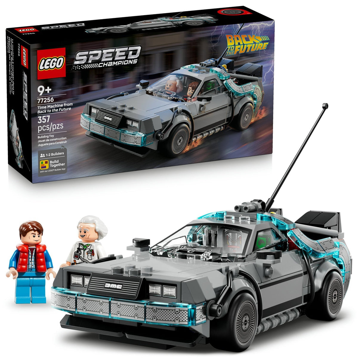 77256 Time Machine from Back to the Future product image 2, provided for visual reference and product detail review