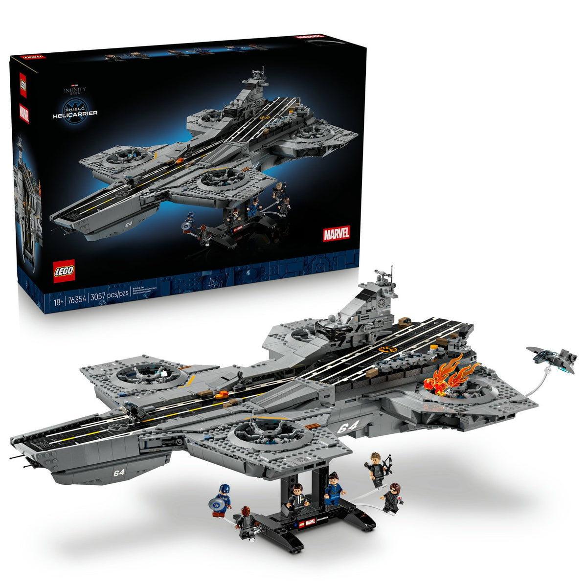 76354 S.H.I.E.L.D. Helicarrier product image 2, provided for visual reference and product detail review