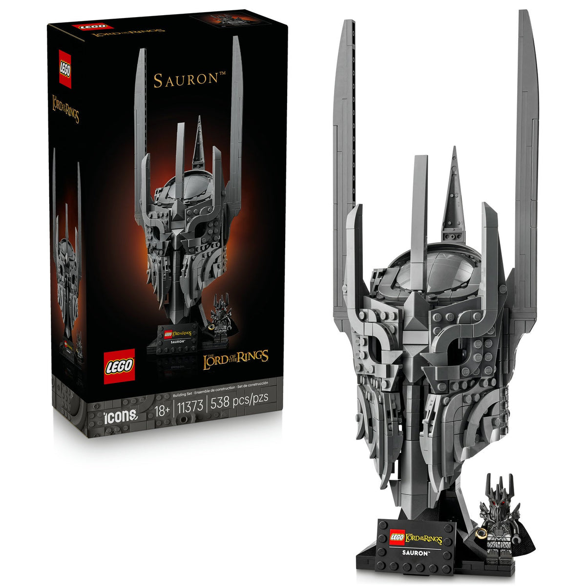 11373 The Lord of the Rings: Sauron's Helmet product image 2, provided for visual reference and product detail review
