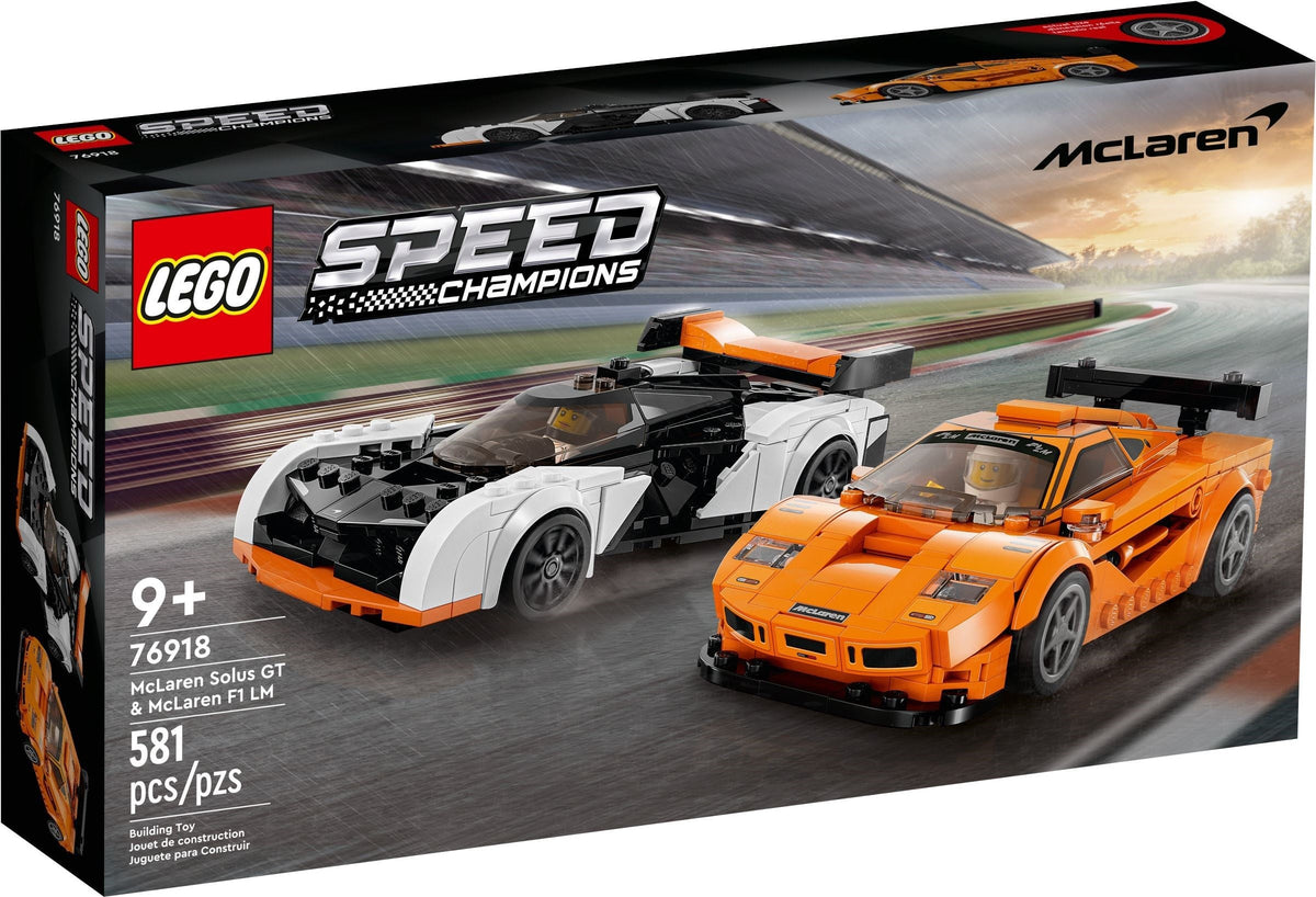 76918 McLaren Solus GT & McLaren F1 LM product image 1, provided for visual reference and product detail review