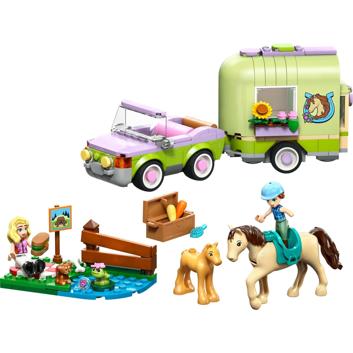 42695 Horse & Baby Foal Trailer product image 3, provided for visual reference and product detail review