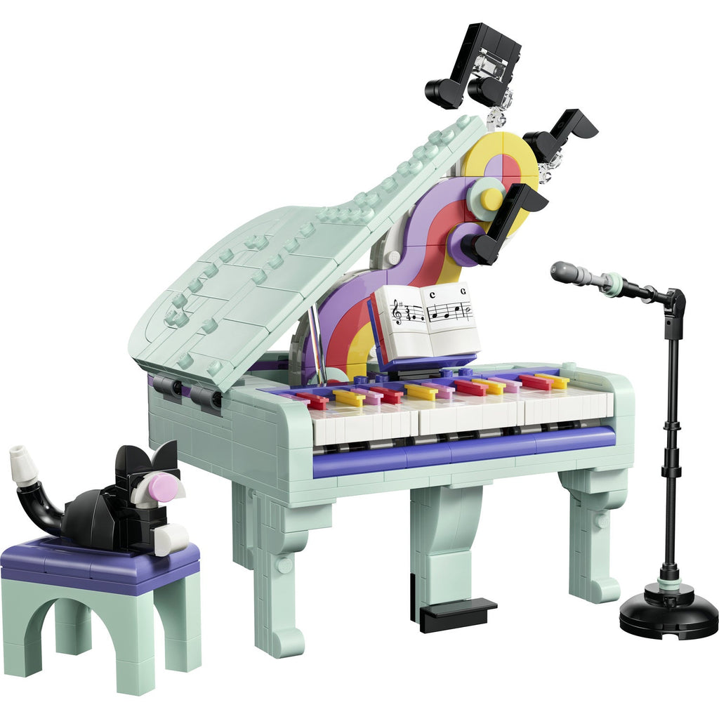 31392 Music Decor Piano with Cat product image 3, provided for visual reference and product detail review