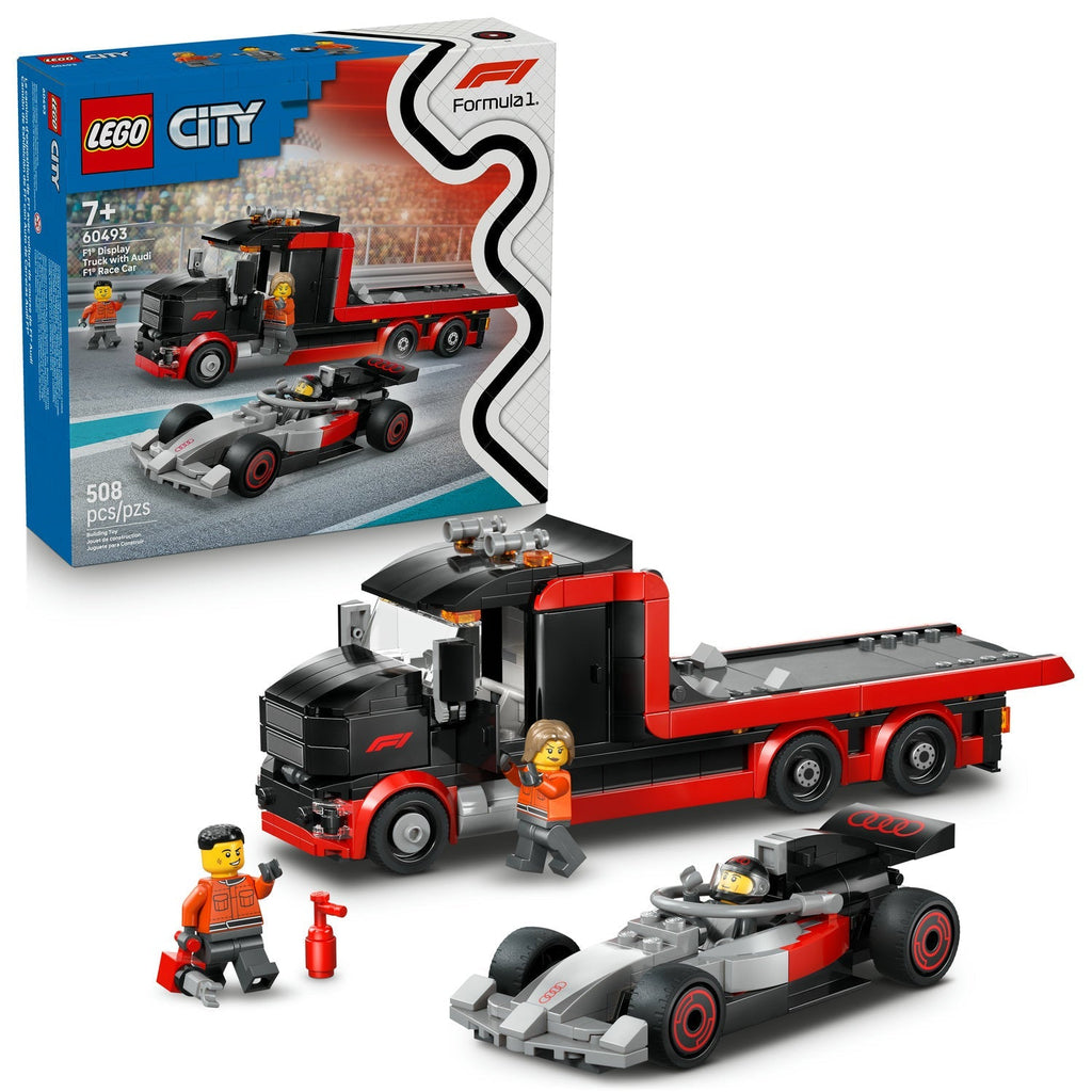 60493 F1 Display Truck with Audi F1 Race Car product image 2, provided for visual reference and product detail review