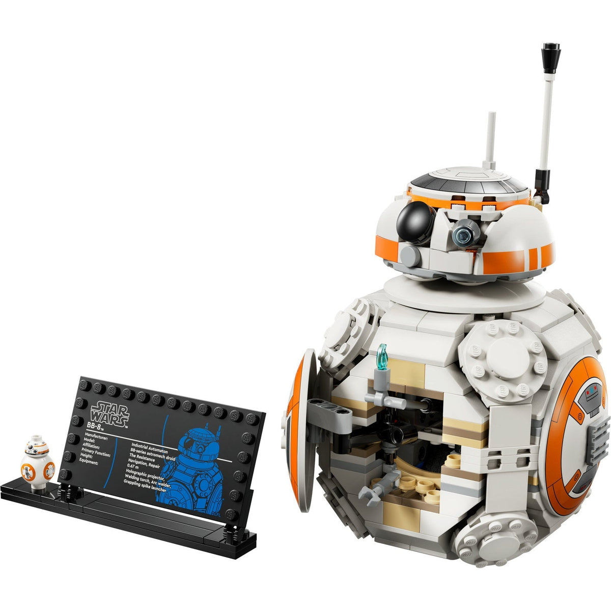 75452 BB-8 Astromech Droid product image 3, provided for visual reference and product detail review