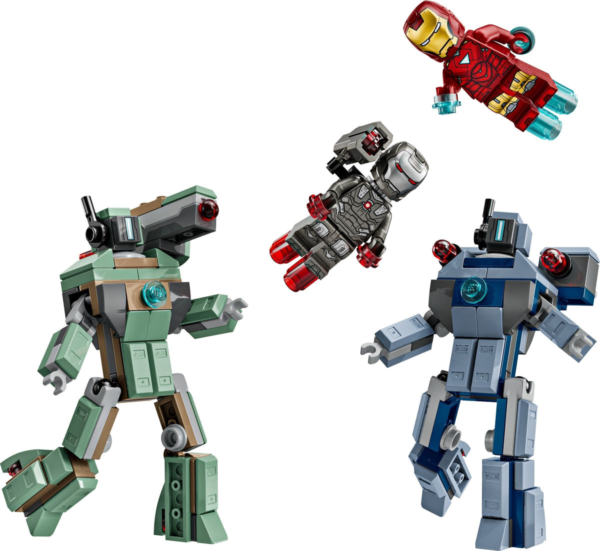 76320 Iron Man & War Machine vs. Hammer Drones product image 3, provided for visual reference and product detail review