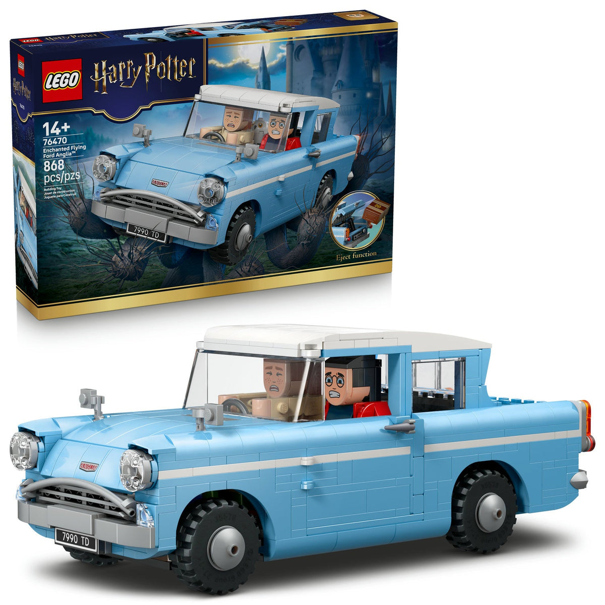 76470 Enchanted Flying Ford Anglia product image 2, provided for visual reference and product detail review