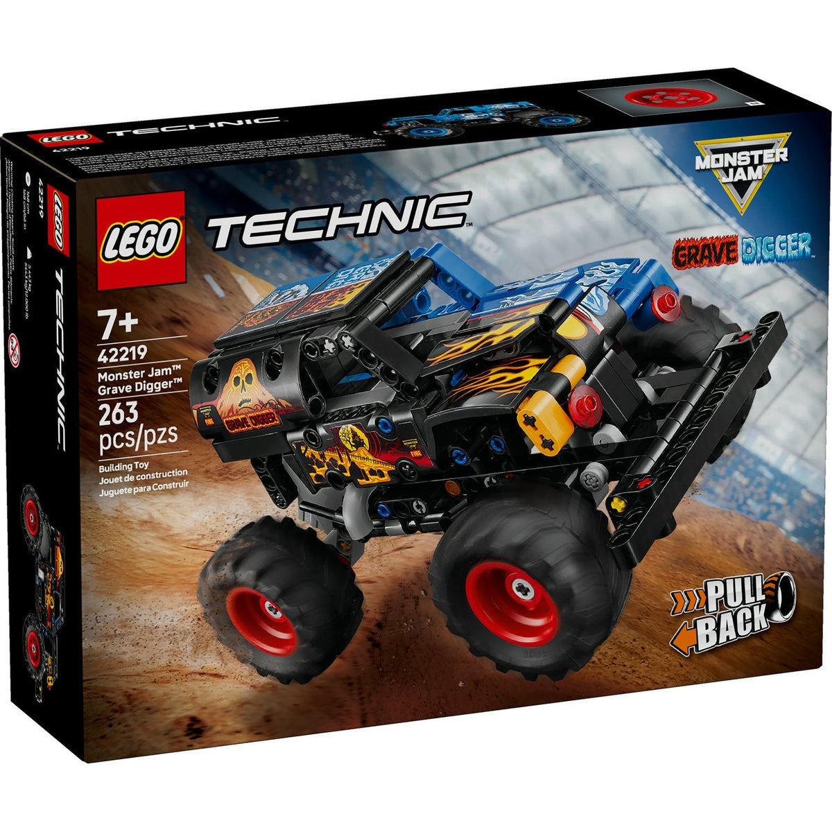 42219 Monster Jam Grave Digger Fire and Ice product image 1, provided for visual reference and product detail review