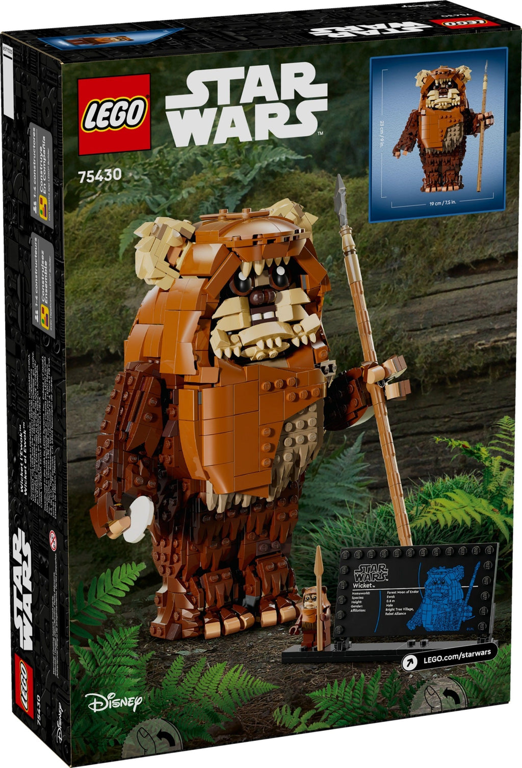 75430 Wicket the Ewok product image 2, provided for visual reference and product detail review