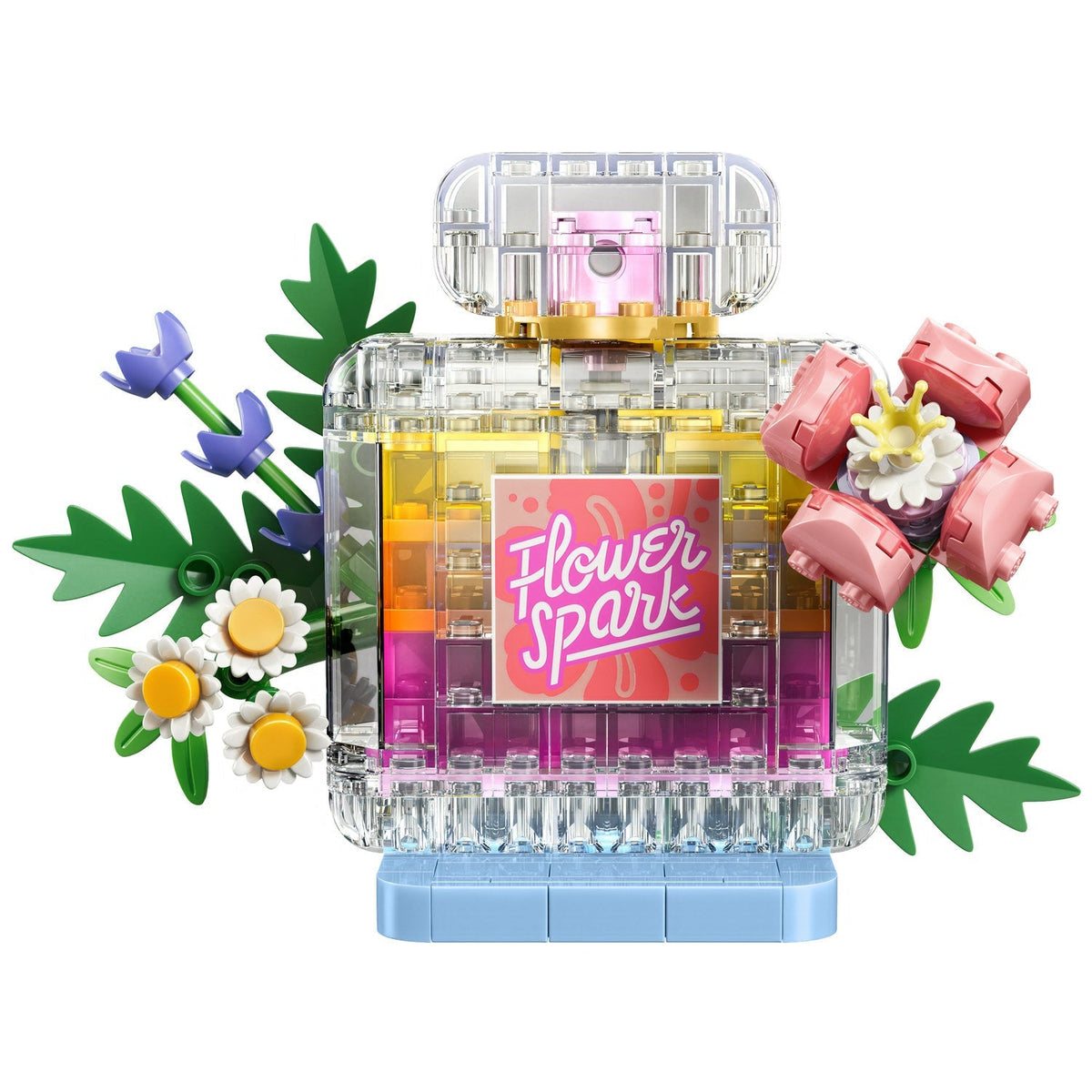 31383 Floral Decor Perfume Bottle product image 3, provided for visual reference and product detail review