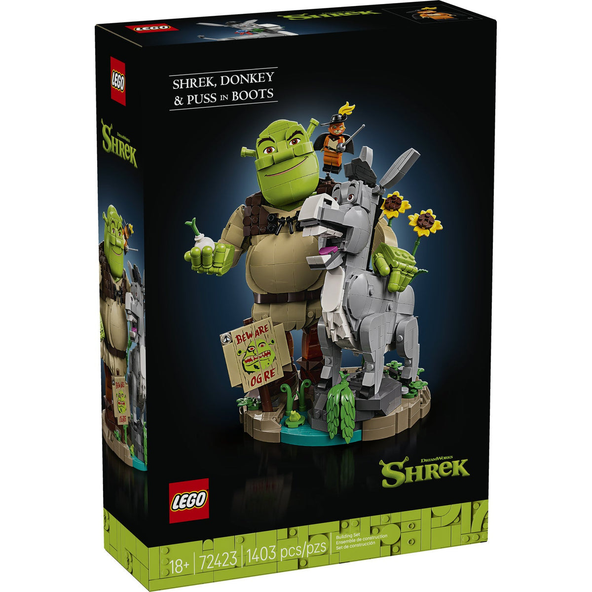 72423 Shrek, Donkey & Puss in Boots product image 1, provided for visual reference and product detail review
