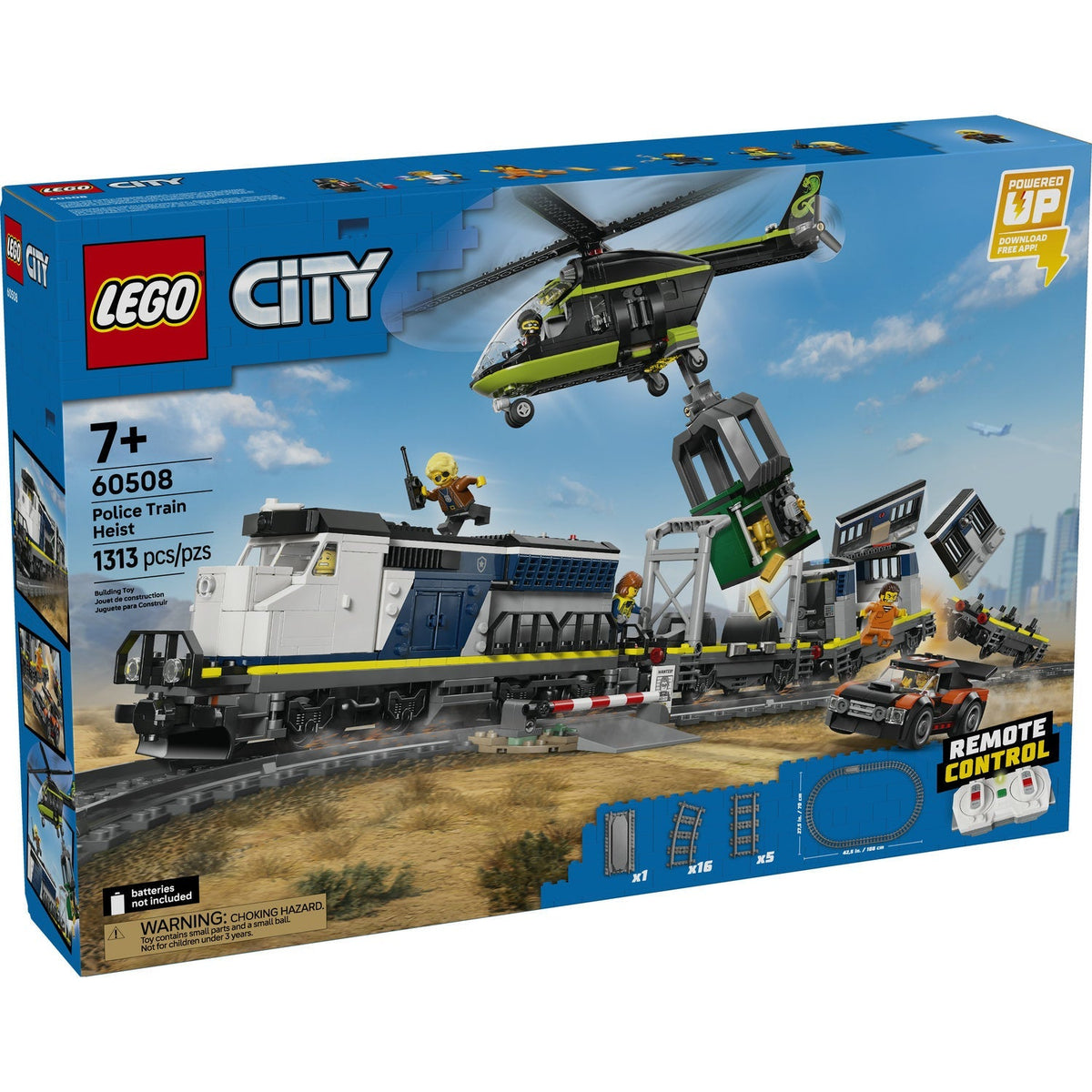 60508 Police Train Heist product image 1, provided for visual reference and product detail review