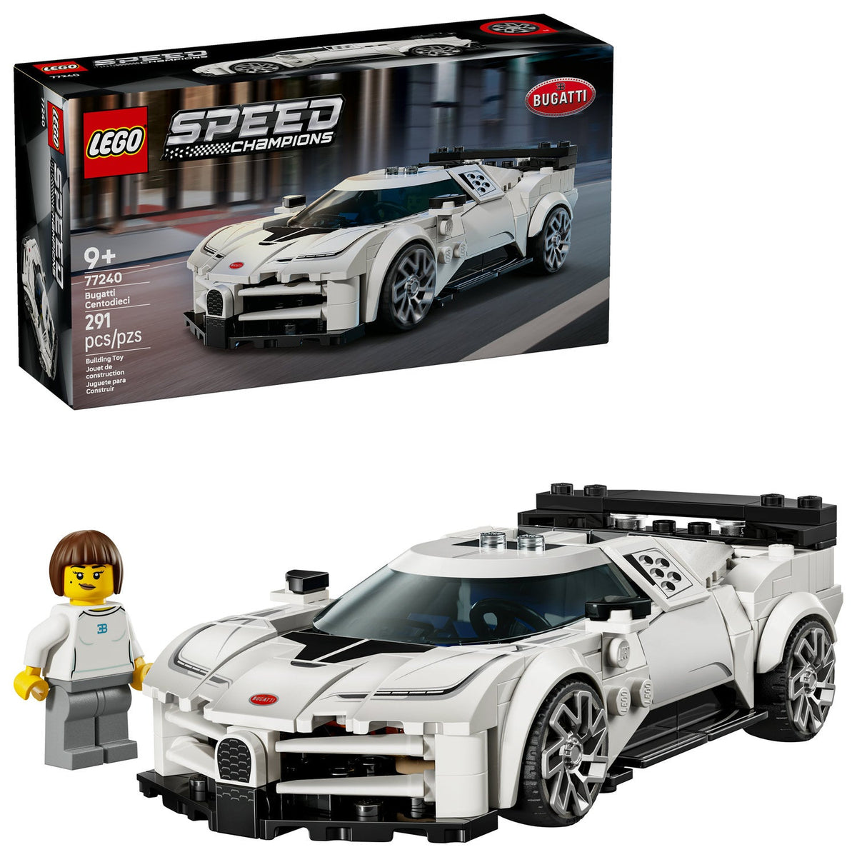 77240 Bugatti Centodieci Hyper Sports Car product image 2, provided for visual reference and product detail review