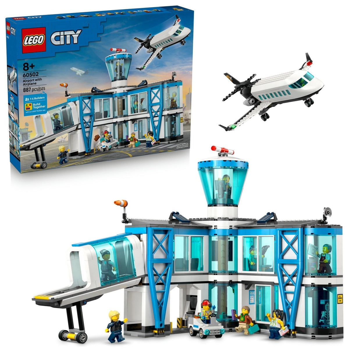 60502 Airport with Airplane product image 2, provided for visual reference and product detail review