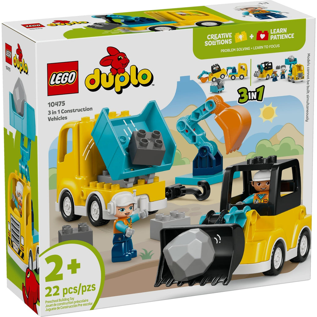 10475 3 in 1 Construction Vehicles product image 1, provided for visual reference and product detail review