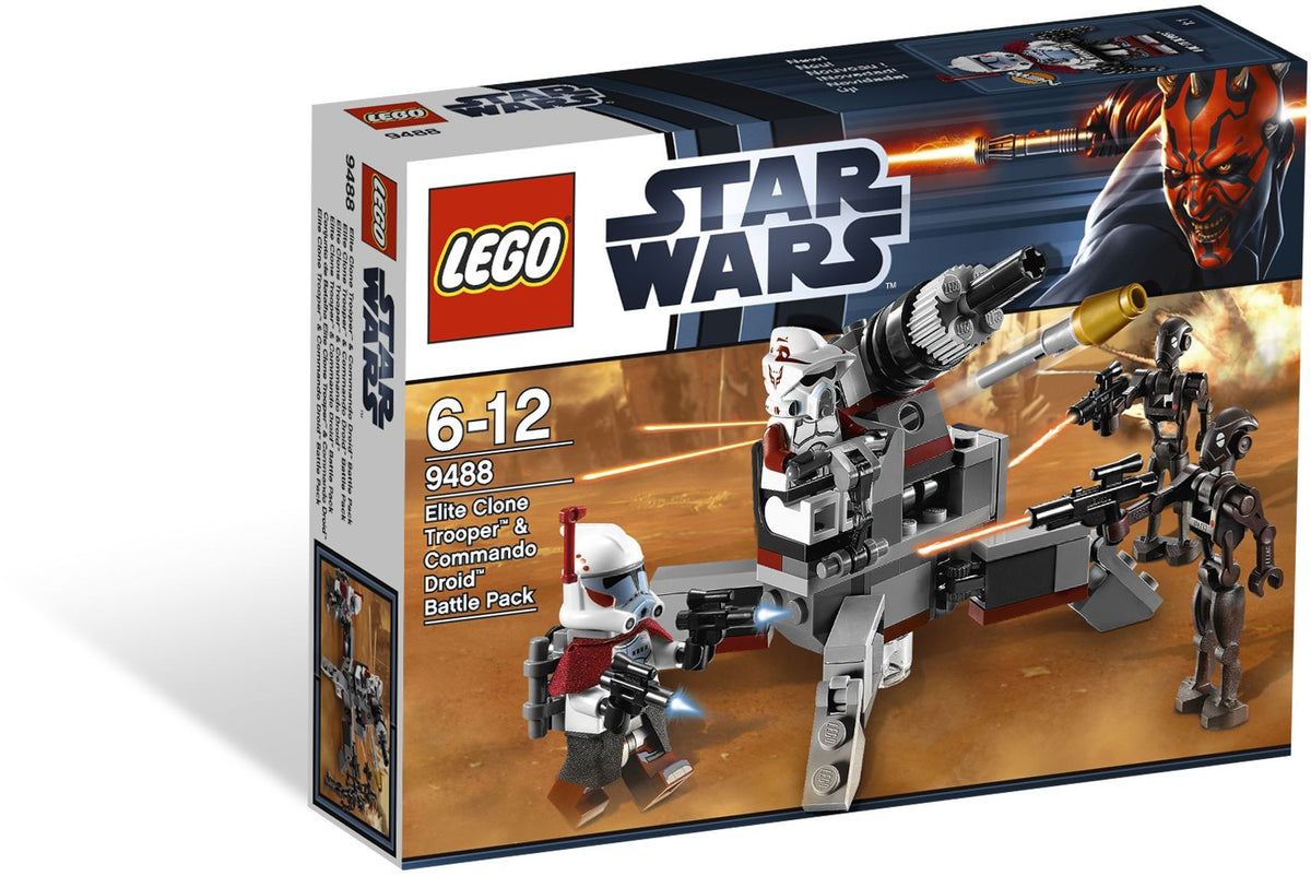9488 Elite Clone Trooper & Commando Droid Battle Pack product image 1, provided for visual reference and product detail