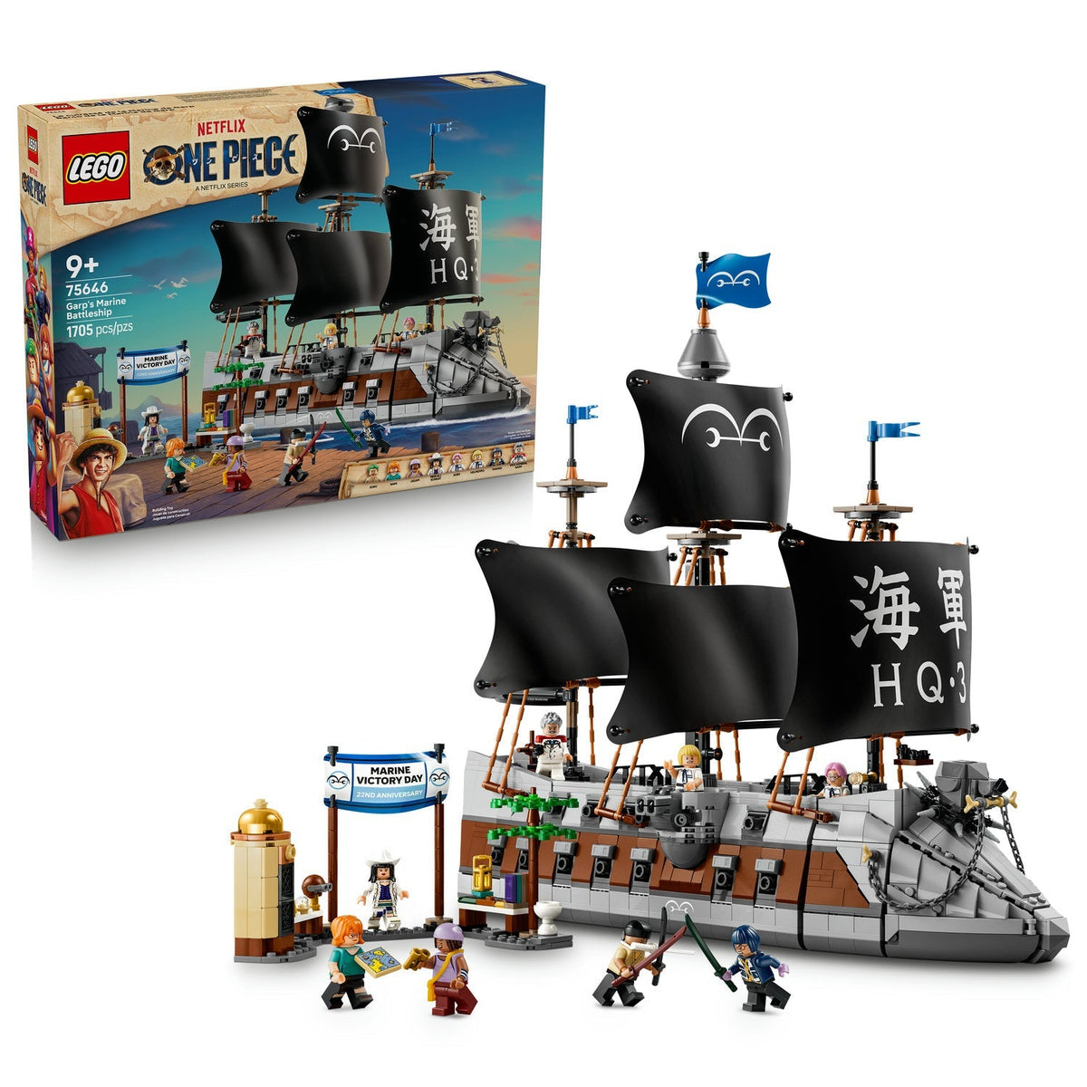 75646 Garp's Marine Battleship product image 2, provided for visual reference and product detail review
