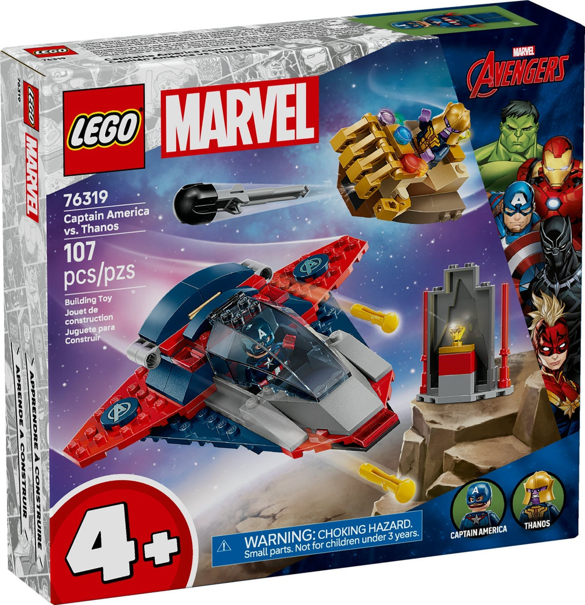 76319 Captain America vs. Thanos product image 1, provided for visual reference and product detail review