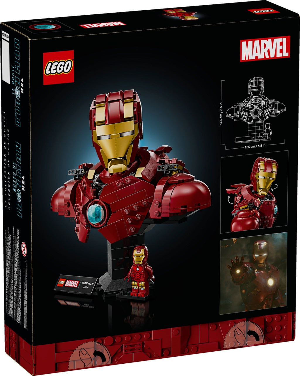 76327 Iron Man Bust product image 4, provided for visual reference and product detail review