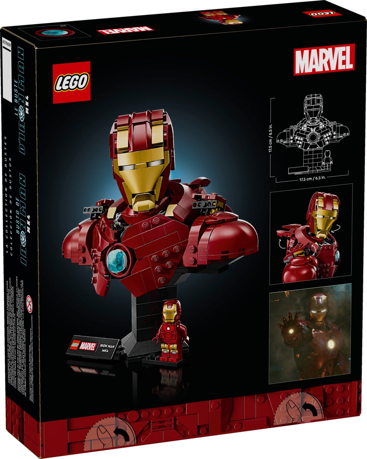 76327 Iron Man Bust product image 4, provided for visual reference and product detail review